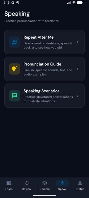 EstoniaSpeak speaking practice with the microphone