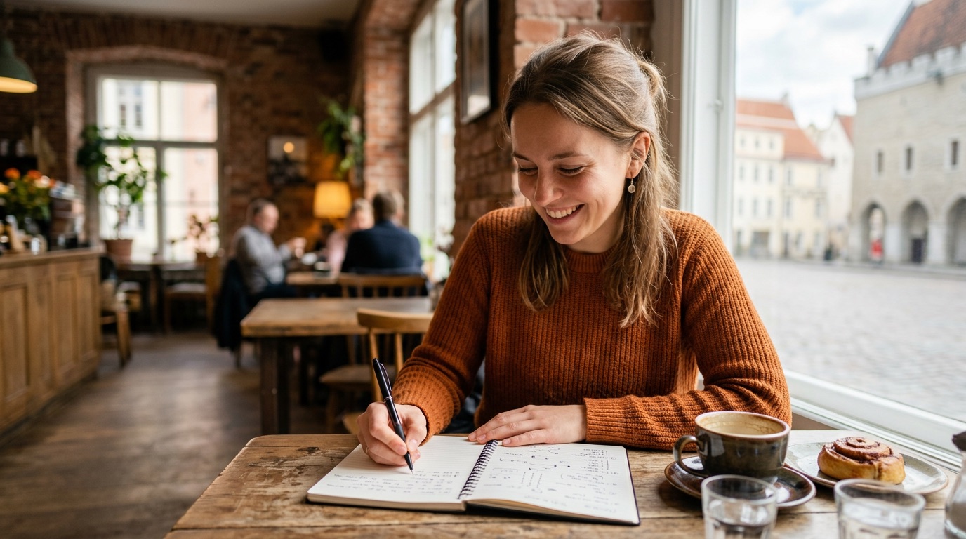 An Estonian classroom scene